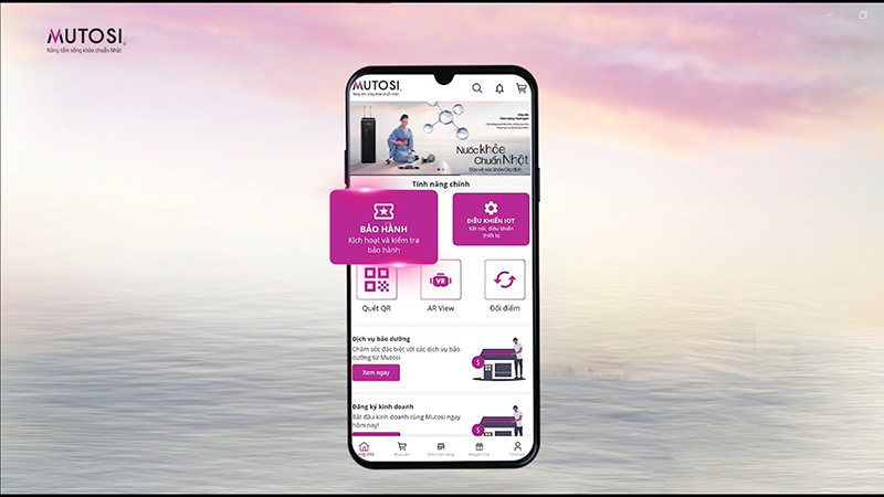 Quý khách hàng dễ dàng tra cứu thông tin bảo hành ngay trên ứng dụng/website của Mutosi