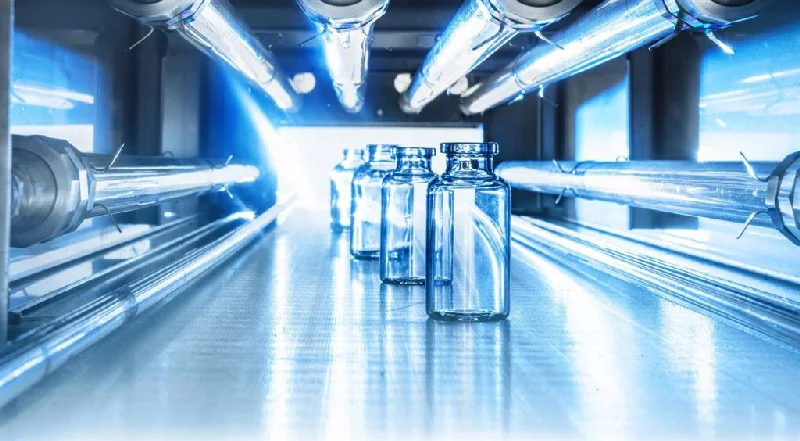 The process of water extraction and bottling is carried out in a sterile environment.