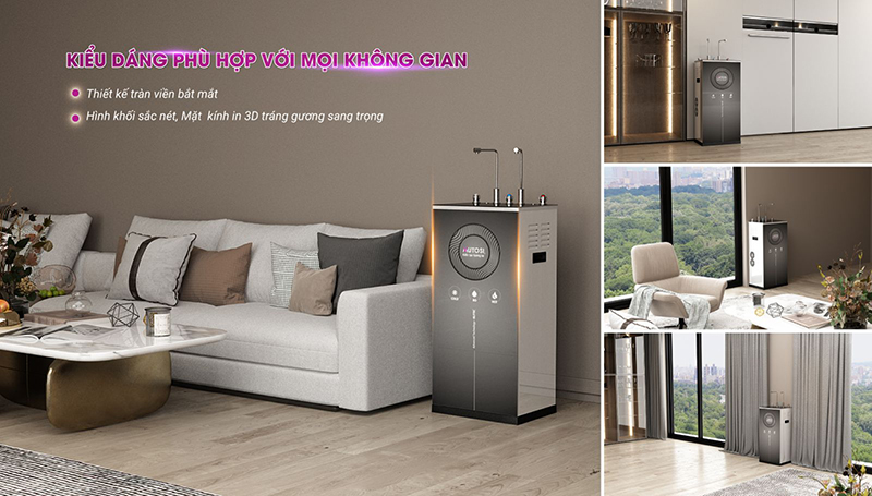 Máy lọc nước Nóng Nguội 8 lõi MP-582H-GR