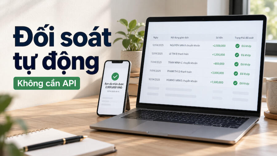 Cách xây dựng hệ thống đối soát ngân hàng tự động (không cần API)