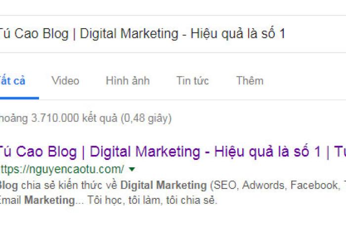 Thẻ Title Tag (tiêu đề trang) trong SEO là gì?