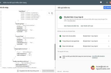 Sửa lỗi hasMerchantReturnPolicy và shippingDetails