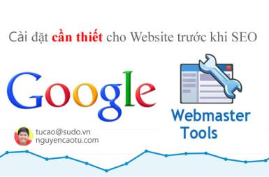 Cài đặt Google Webmaster Tools cho Website