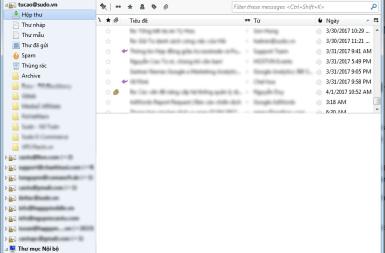 Thunderbird phần mềm quản lý email hiệu quả miễn phí trên Windows, Linux, Mac