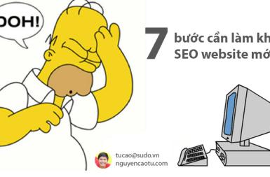 7 bước trước khi bạn bắt đầu SEO một Website mới