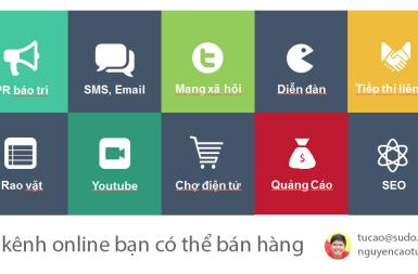 Những kênh bán hàng Online hiện nay, bạn biết bao nhiêu?