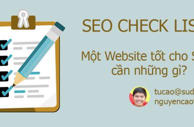 Xây dựng Website chuẩn SEO với On-Site SEO Checklist