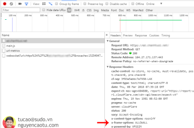 Mở X-Frame-Option trên Nginx (cho phép gọi iframe trên server khác)