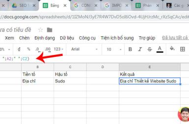 Hàm tính toán trên Google Sheet người làm Digital Marketing nên biết