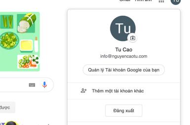 Cách dùng email doanh nghiệp để tạo tài khoản Google
