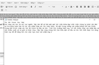 Hướng dẫn xóa định dạng khi soạn thảo bài viết trên Website?