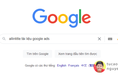 Câu lệnh "huyền thoại" tìm kiếm Google ,bạn làm SEO nên biết