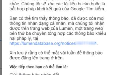 Hướng dẫn kháng cáo DMCA