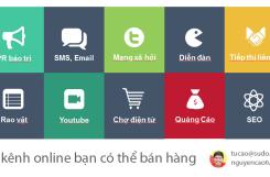 Những kênh bán hàng Online hiện nay, bạn biết bao nhiêu?