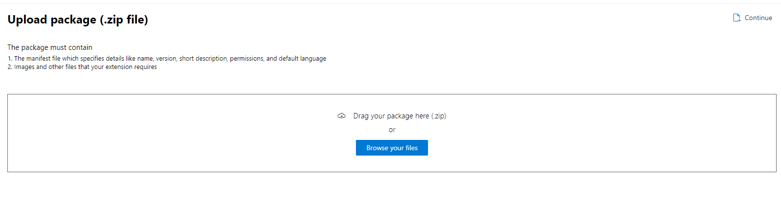Tải file .zip chứa tiện ích của bạn