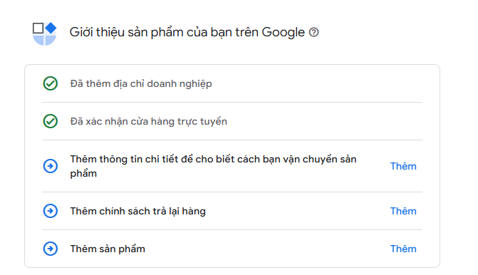 [GMC] Những thông tin cần xác minh sau khi tạo tài khoản Google Merchant Center