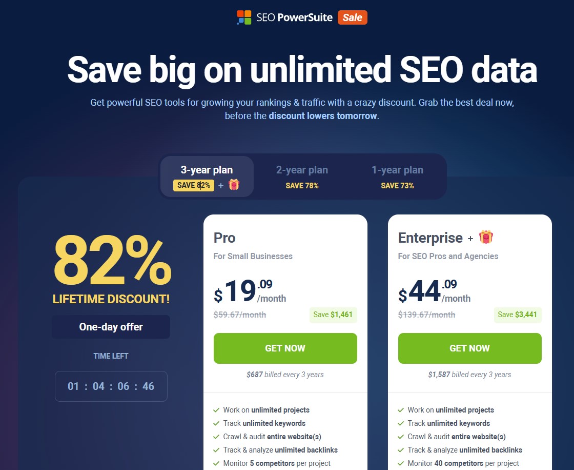 [Deals] Công cụ SEO PowerSuite giảm giá đến 82% (Chỉ 1 duy nhất - 12/12/2024)