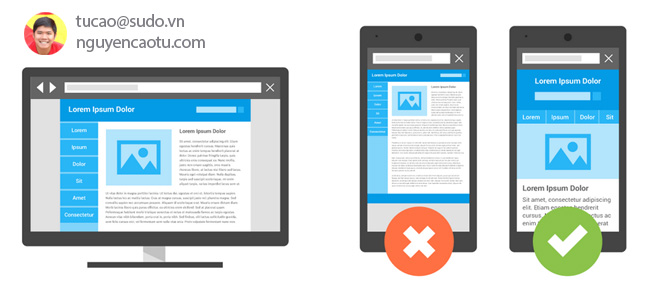 Giao diện Mobile cho Website