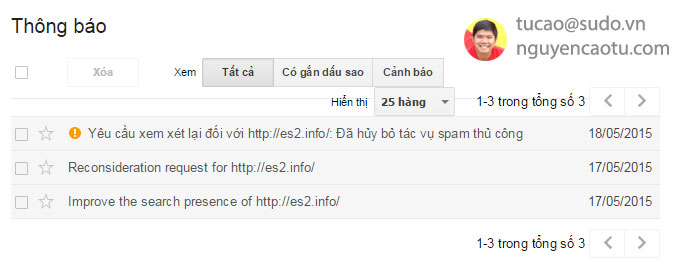 Case Study: Hủy bỏ Spam tác vụ thủ công