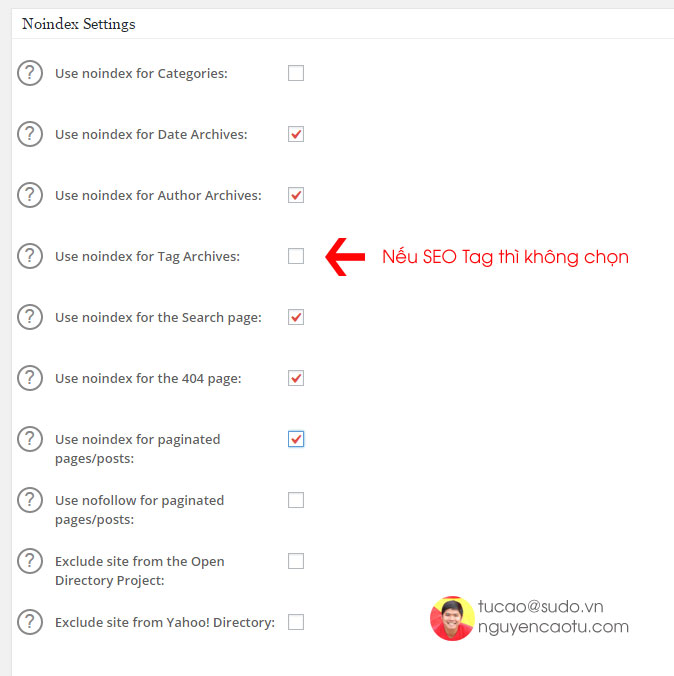 Tùy chọn chặn những trang kém chất lượng trong ALL in Seo Pack