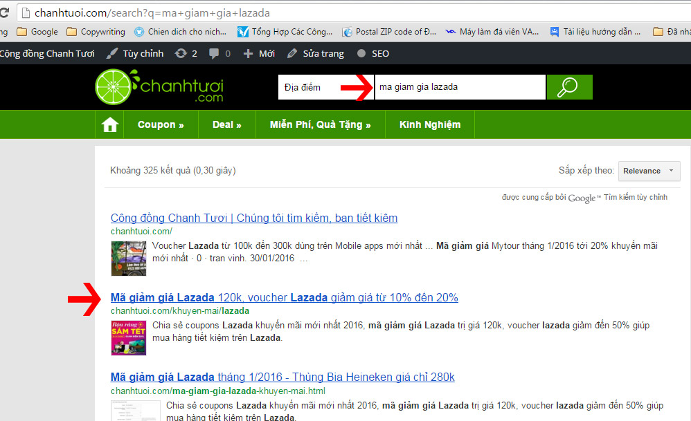 Nhập từ khóa bạn cần tìm vào ô tìm kiếm