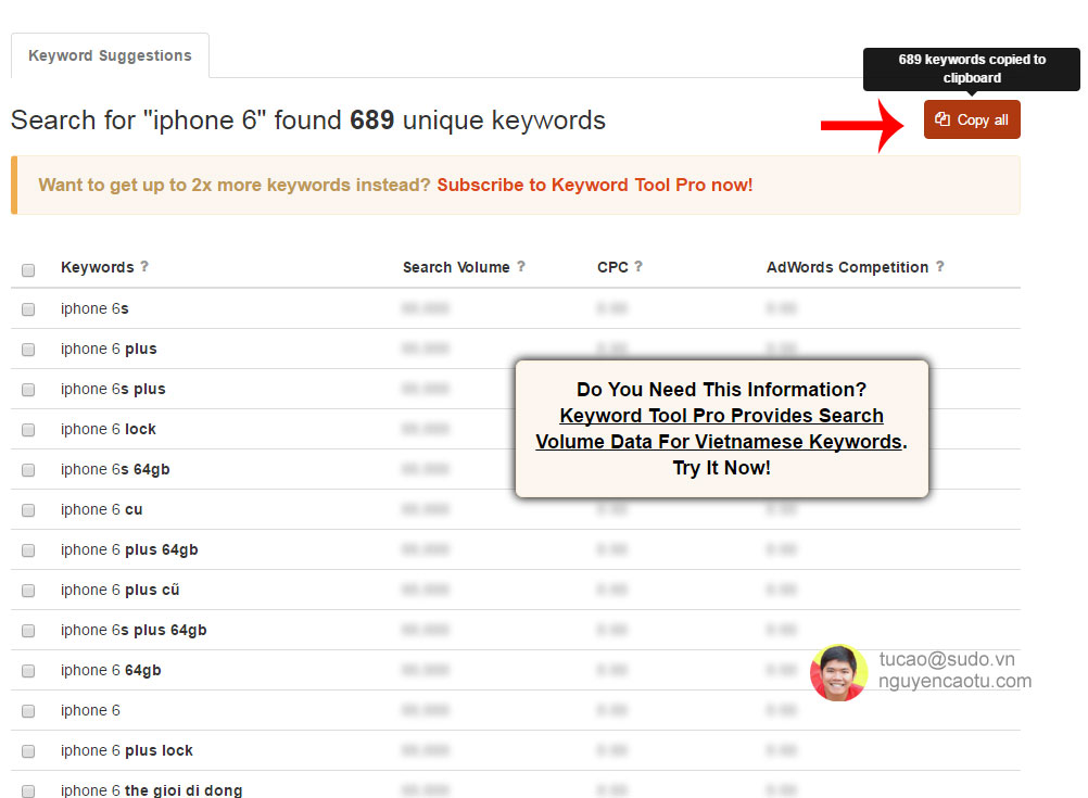 Danh sách từ khóa liên quan tới iPhone 6