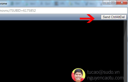 Khởi động lại VPS