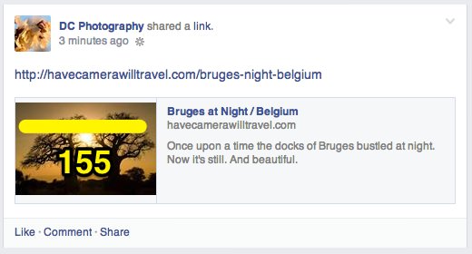 Share link với hình ảnh có chiều rộng lớn