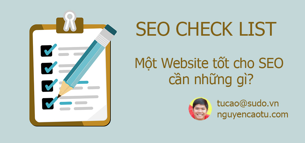 Xây dựng Website chuẩn SEO với On-Site SEO Checklist