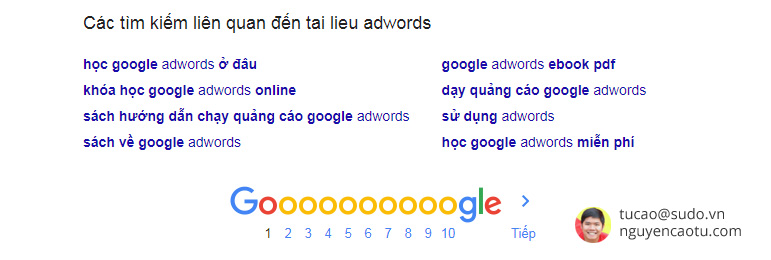 Từ khóa LSI của Keywords 