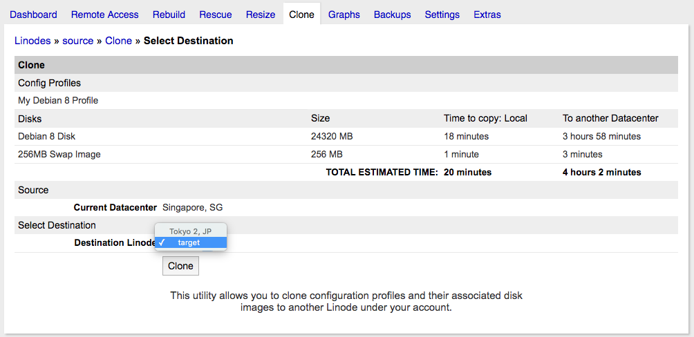 [Vesta] Cách Clone VPS và cấu hình vesta trên Linode