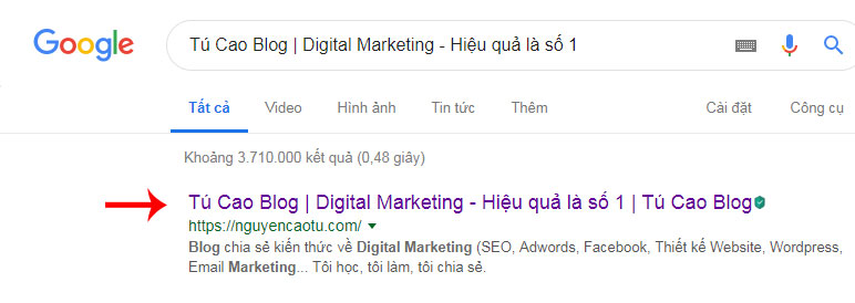 Thẻ Title Tag (tiêu đề trang) trong SEO là gì?