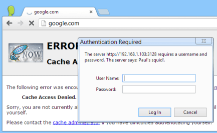 Tạo password cho Squid Proxy trên CentOS