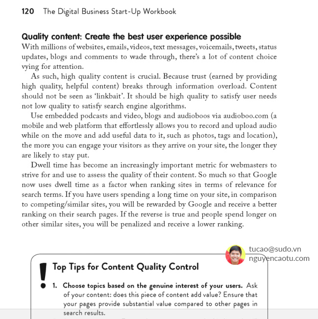 Tác giả Cheryl Rickman (7 May 2012) The Digital Business Start-Up Workbook: The Ultimate Step-by-Step Guide to Succeeding Online from Start-up to Exit