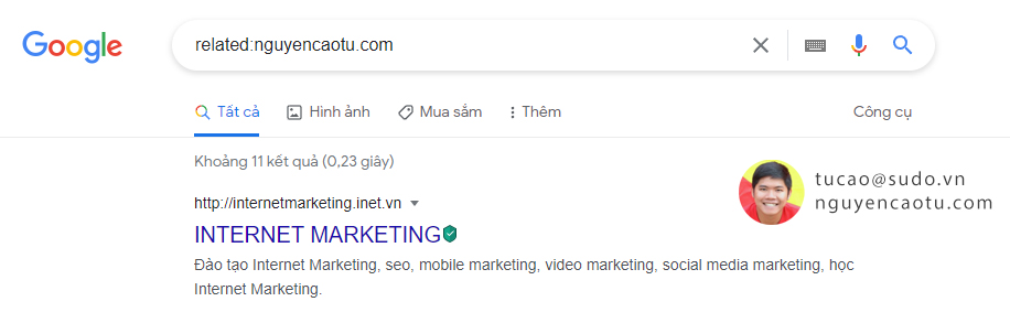 Tìm kiếm website tương tự nhau