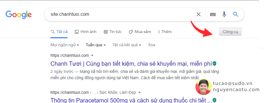 Xem số lượng bài viết, bài cập nhật của 1 web trong 1 khoảng thời gian