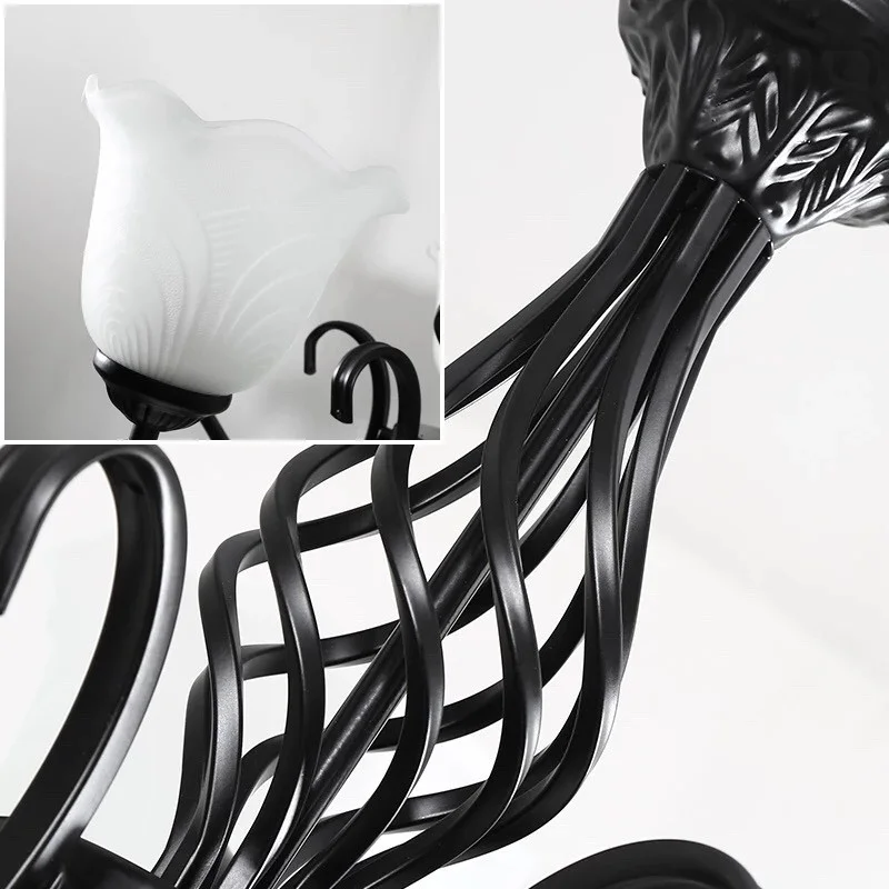 Đèn decor hoa ly chao đá | Ảnh 5