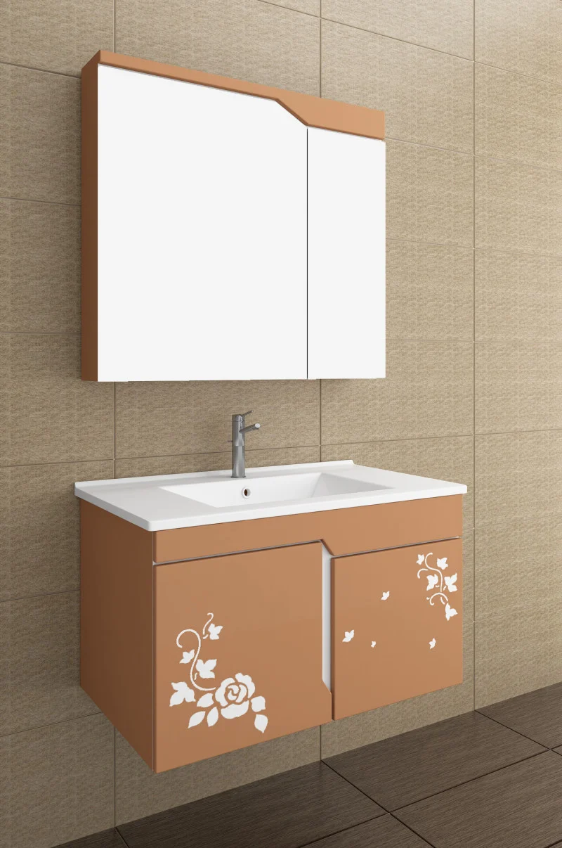 Bộ tủ chậu, kệ gương PT8022 
