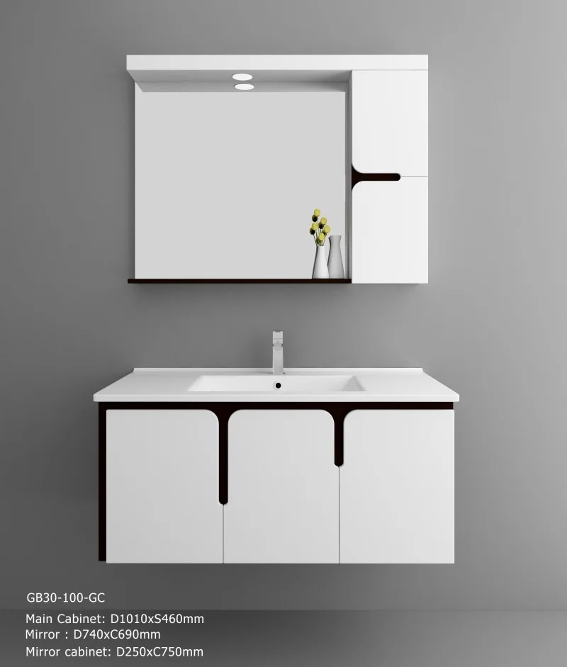 Bộ tủ chậu, kệ gương PT1020