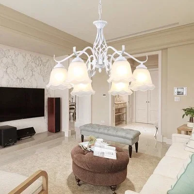 Đèn decor hoa ly chao đá | Ảnh 8