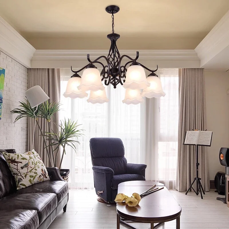 Đèn decor hoa ly chao đá | Ảnh 7