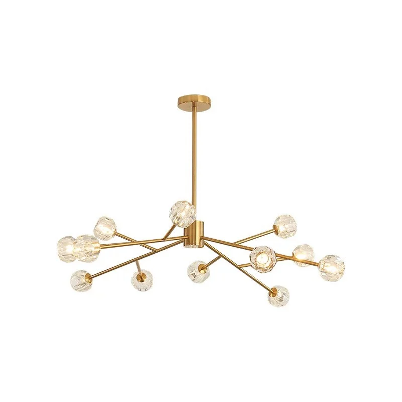 Đèn thả bóng tròn pha lê HTPL-39