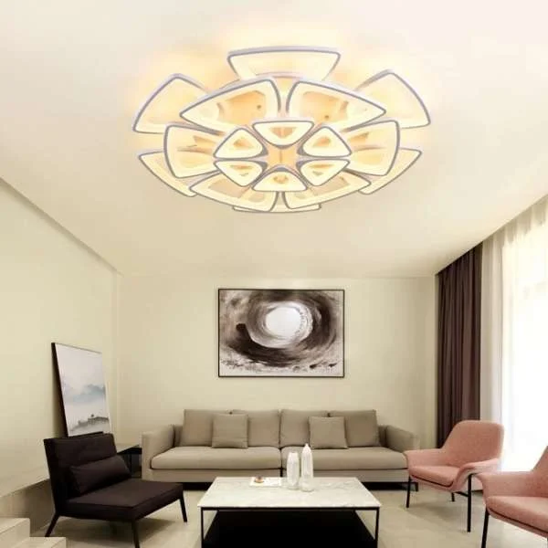 Đèn LED ốp trần tam giác 12 cánh HTOP-93 | Ảnh 2