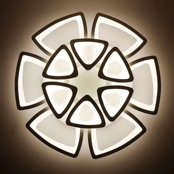 Đèn LED ốp trần tam giác 12 cánh HTOP-93