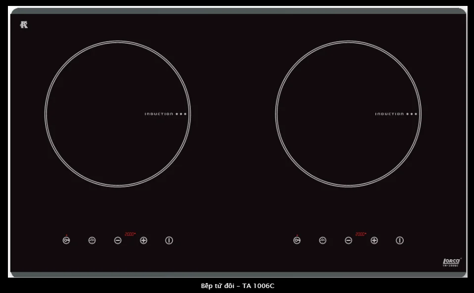 Bếp từ đôi Lorca - TA 1006C