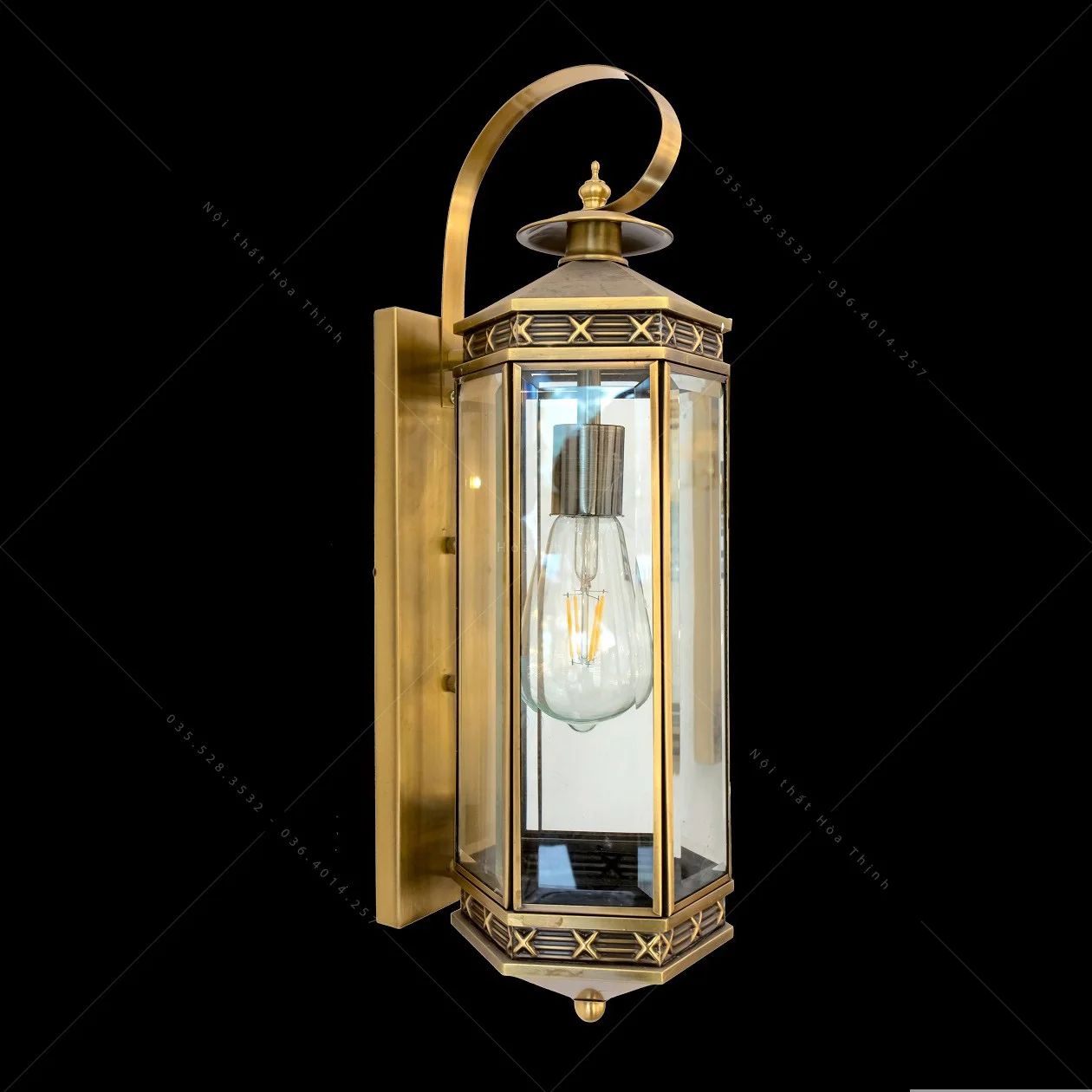 Đèn tường đồng ngoại thất HTML-B6094-1