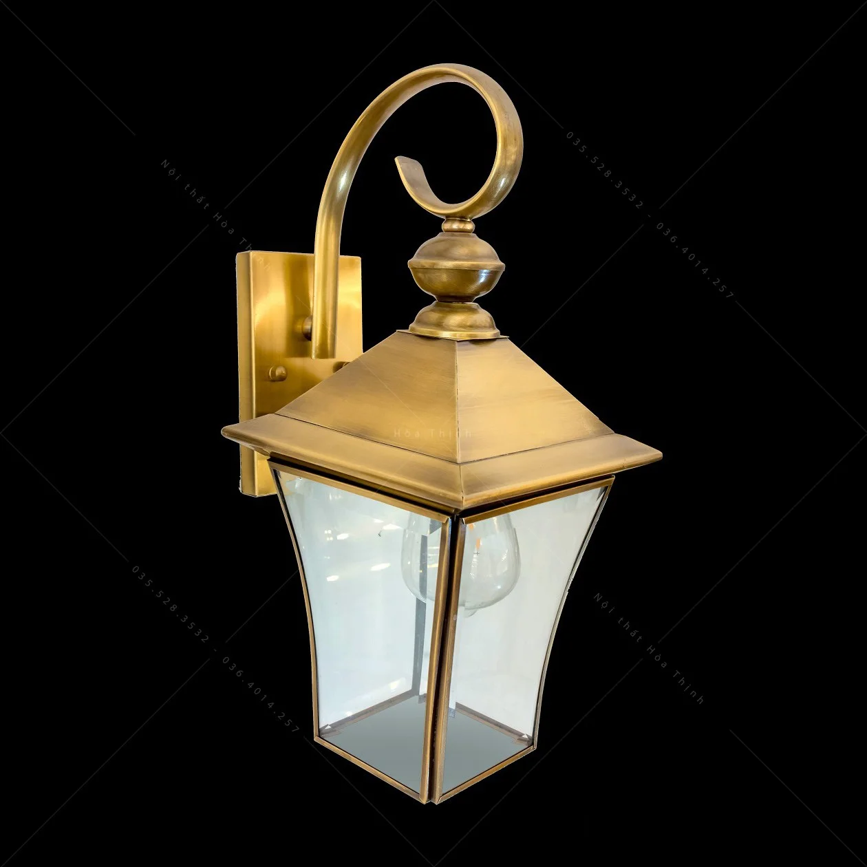 Đèn tường đồng ngoại thất HTML-B6052-1F