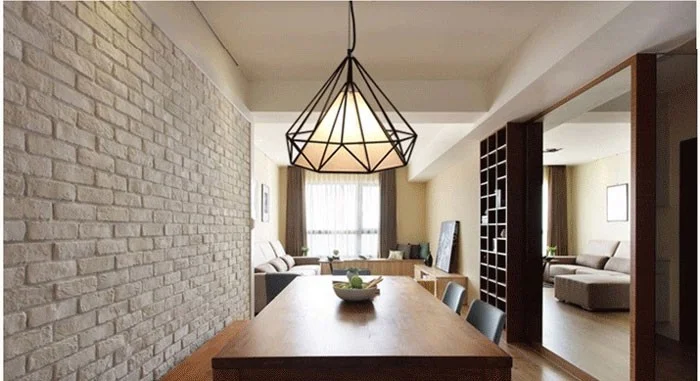 Đèn thả bàn ăn khung sắt