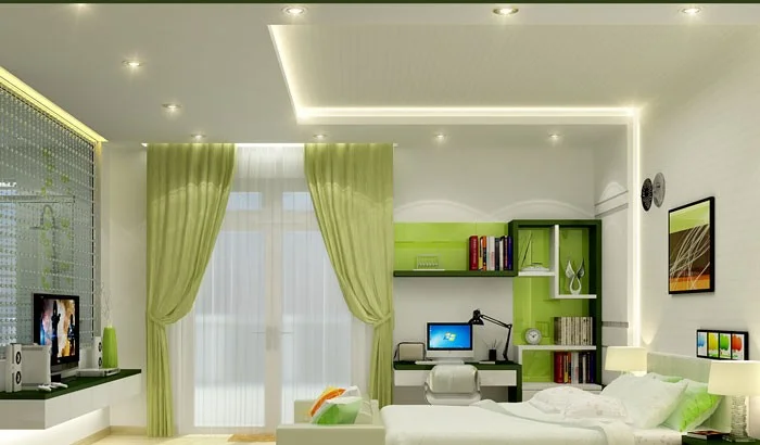 Đèn trần thạch cao phòng ngủ