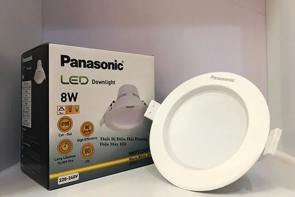 Đèn panasonic âm trần 8W
